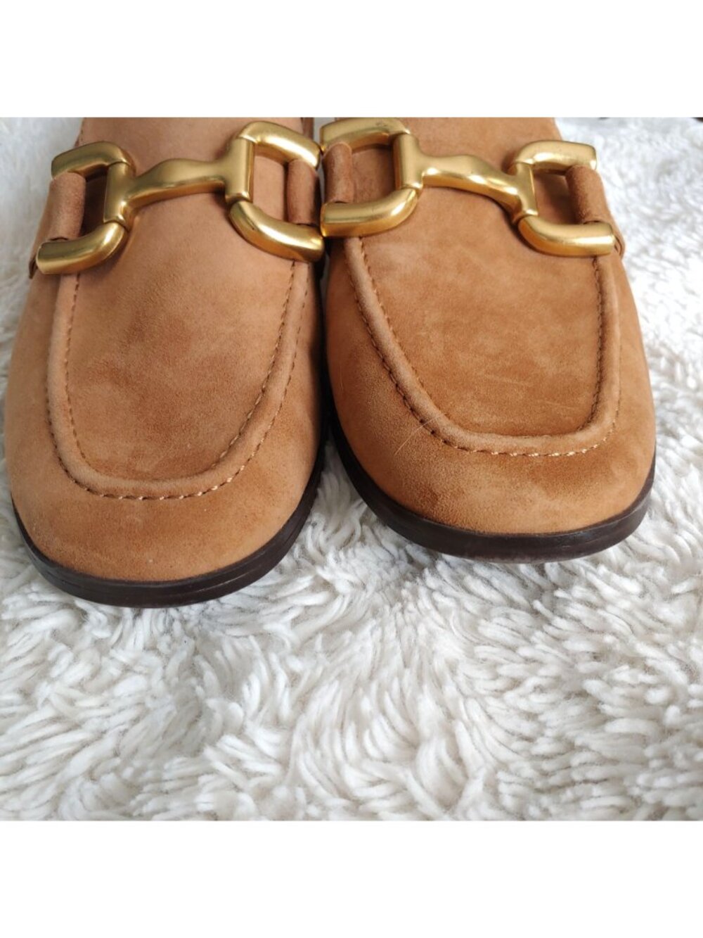 Nine West Lilma Loafer Horsebit Preppy Old Money Staple Suede Office Shoe 11 - Picture 5 of 14